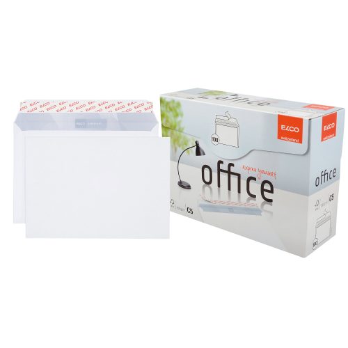 Elco, ELCO Couvert Office o. Fenster C5 74535.12 100g,hochweiss,Kleber 100 Stk.