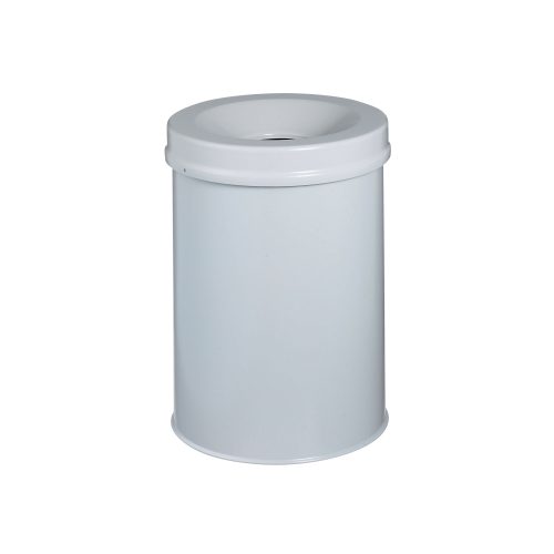 DURABLE Papierkorb Hellgrau 15L Metall 35,7 cm
