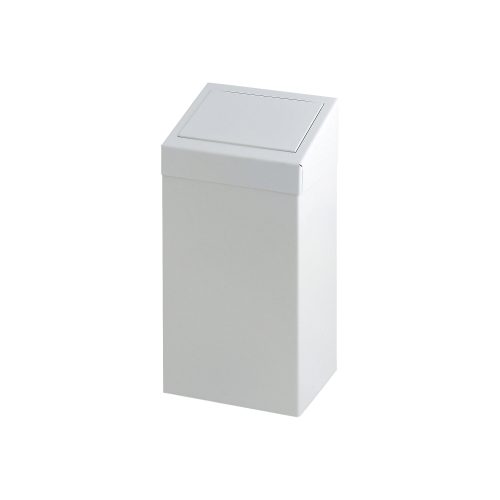 Vepa Bins Metall Abfalleimer 34 x 26 x 70 cm Weiß