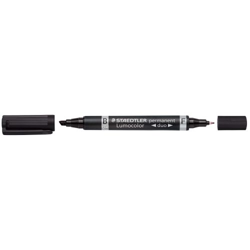 STAEDTLER, STAEDTLER Lumocolor DUO 348 0.6/1.5mm 348-9 schwarz perm.