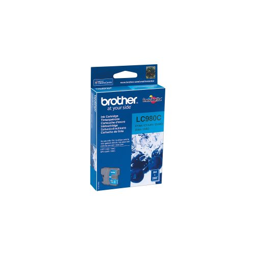 Brother, BROTHER Tintenpatrone cyan LC-980C DCP-165C 260 Seiten