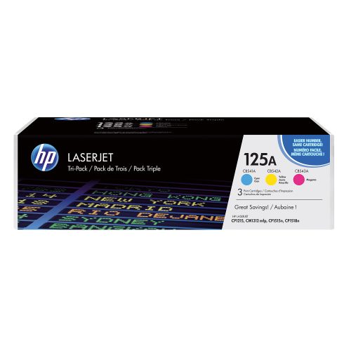 HP, HP Toner Tri-Pack 125A CMY CF373AM Color LJ CP 1210 1400 Seiten
