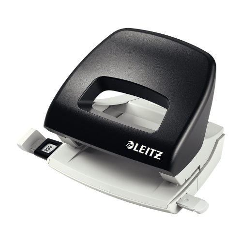 Leitz, LEITZ B&uuml;rolocher NewNeXXt 5.5mm 50380095 schwarz f. 16 Blatt