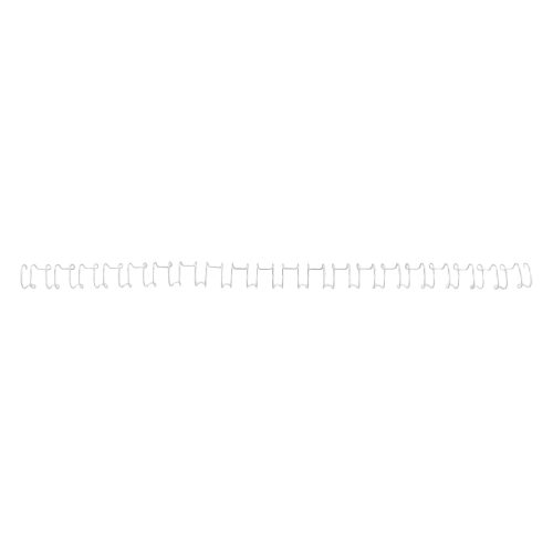 GBC Metall Drahtbinderücken Weiß 10 mm 130 Blatt DIN A4 100 Stück