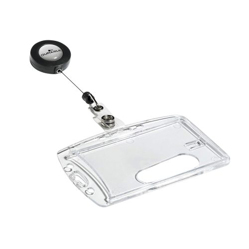 DURABLE, DURABLE Hartbox f&uuml;r Ausweis 8012/19 mit Jojo, 54x85mm 10 Stk.