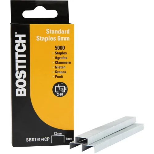 Bostitch, BOSTITCH Heftklammern SBS191/4CP 6mm SBS191/4CP 5000 St&uuml;ck