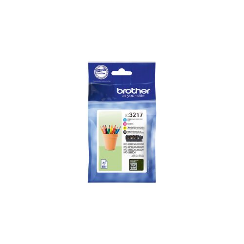 Brother Tinte LC3217VAL  Black Cyan