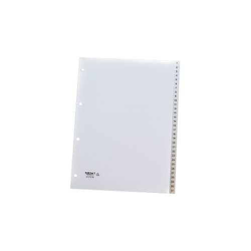 Kolma, KOLMA Register transparent A4 21.314.00 1-31