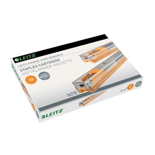 Leitz, LEITZ Heftklammer-Kassette K8 4mm 55920000 gelb, Schachtel &agrave; 1050 Stk.