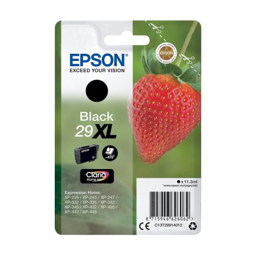 Epson, EPSON Tintenpatrone XL schwarz T299140 XP-235/335/435 470 Seiten