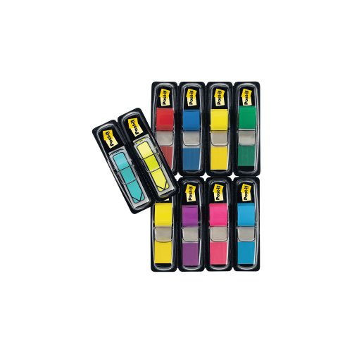Post-it Haftmarker Pfeil 1,19 x 4,32 cm Farbig sortiert 10 Stück à 35 Streifen