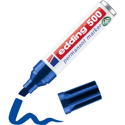 edding, EDDING Permanent Marker 500 2-7mm 500-3 blau