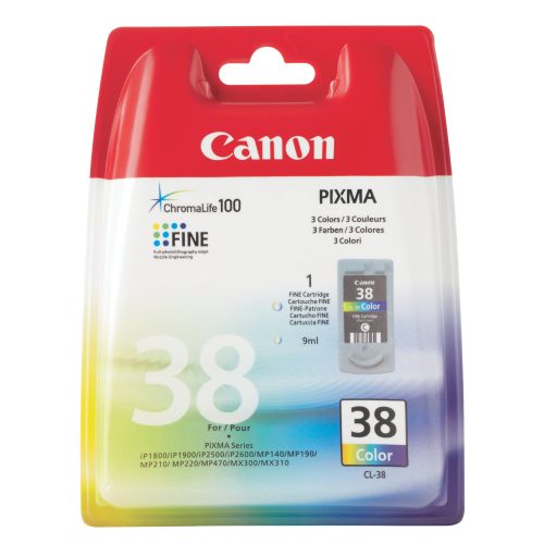Canon, CANON Druckkopf color CL-38 PIXMA iP 2500 3x3ml