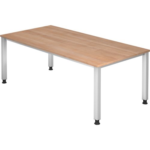 Hammerbacher Schreibtisch Q Serie Walnuss 1.000 x 685 mm