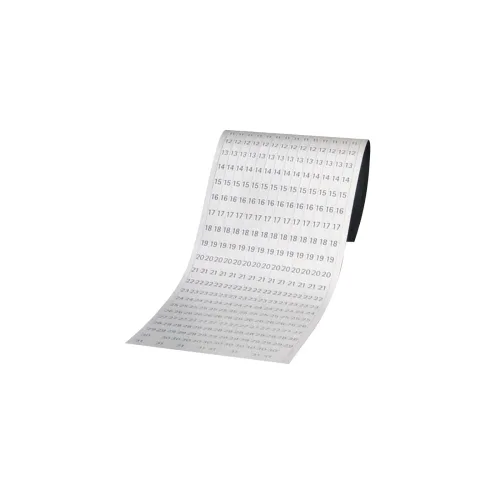 Franken Datumsstreifen DS1203A Weiß 19,1 x 69,5 cm