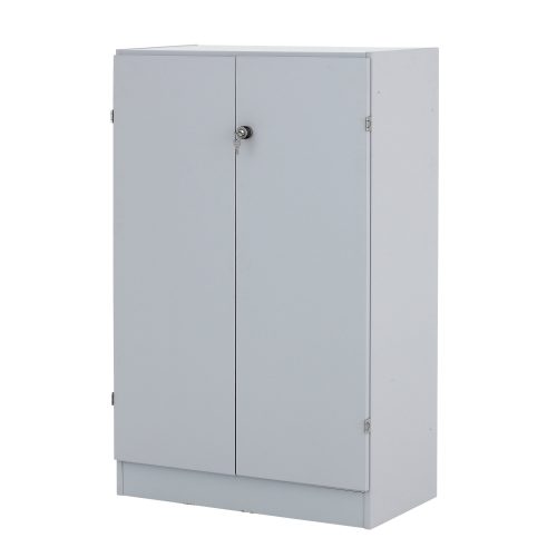 Hammerbacher Flügeltürenschrank Future Lichtgrau 800 x 420 x 1.270 mm