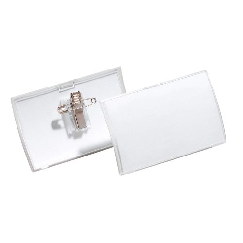 DURABLE, DURABLE Namensschild Click Fold 8211/19 m.Kombiklemme, 40x75mm 25Stk.