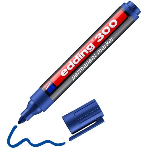 edding, EDDING Permanent Marker 300 1,5-3mm 300-3 blau