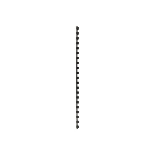 GBC, GBC Plastikbindr&uuml;cken 8mm A4 4028174 schwarz, 21 Ringe 100 St&uuml;ck