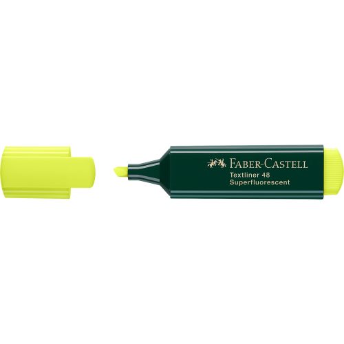 Faber-Castell, FABER-CASTELL TEXTLINER 48 1-5mm 154807 gelb