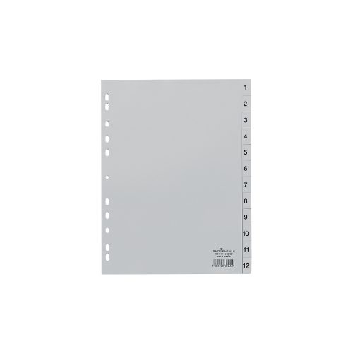 DURABLE Register 6512 Grau DIN A4 23 x 29,7 cm