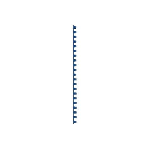 GBC, GBC Plastikbindr&uuml;cken 10mm A4 4028235 blau, 21 Ringe 100 St&uuml;ck