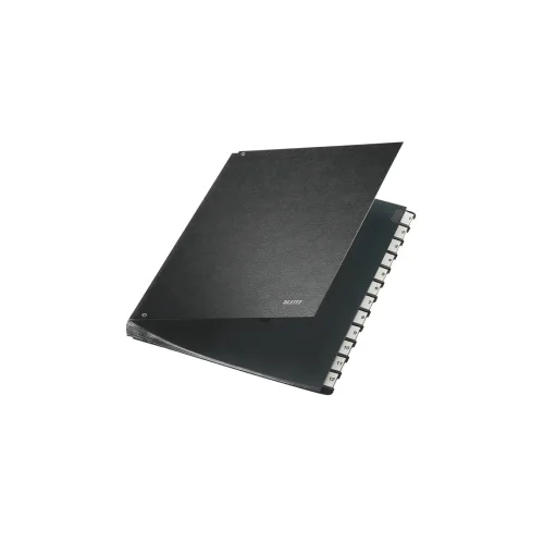 Leitz, LEITZ Pultordner Hartkarton 58120095 schwarz 12 F&auml;cher