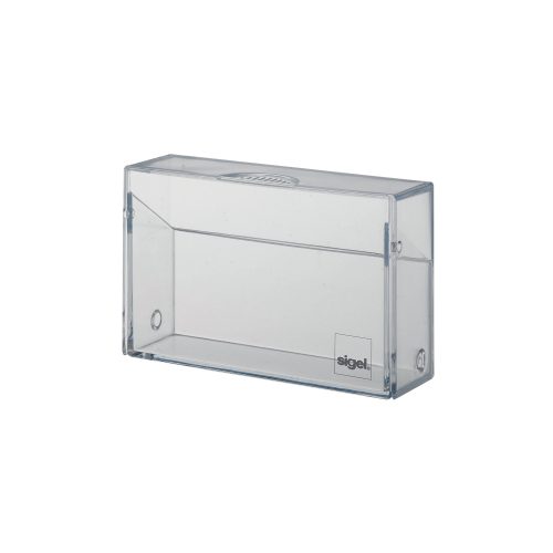 Sigel, SIGEL Visitenkarten-Box VA110 transp.,f&uuml;r 100 Karten 86x55mm