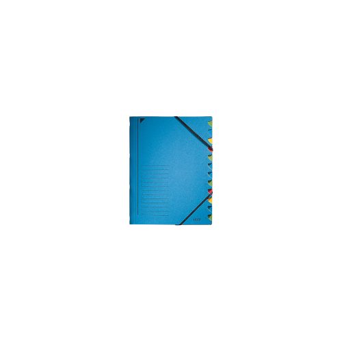 Leitz, LEITZ Ordnungsmappe A4 39120035 blau 12 F&auml;cher
