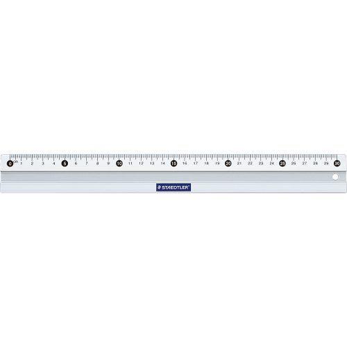 Staedtler Lineal 563 30 Silber 30 cm
