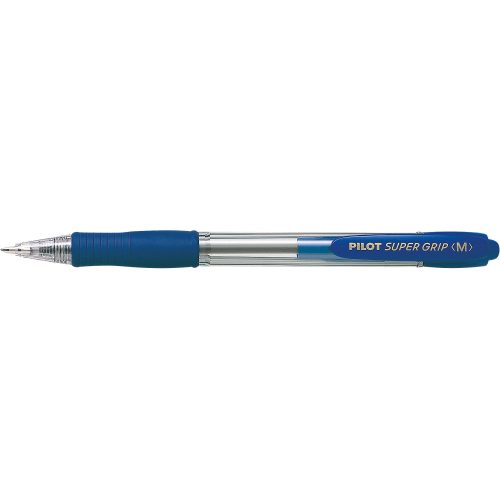 Pilot Super Grip Kugelschreiber Blau Mittel 0.3 mm Nachfüllbar