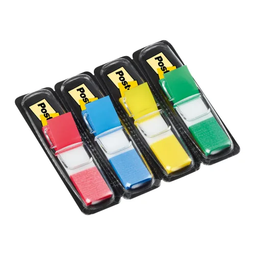 Post-it, POST-IT Index schmal 11.9x43.2mm 683-4 4-farbig ass./4x35 Blatt