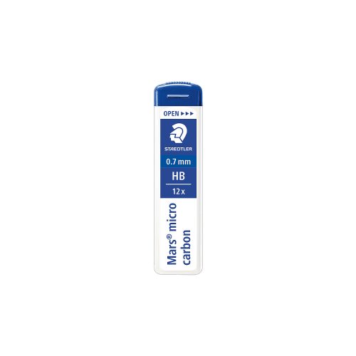 STAEDTLER, STAEDTLER Feinmine MARS MICRO HB 0,7mm 250 07-HB tiefschwarz 12 St&uuml;ck