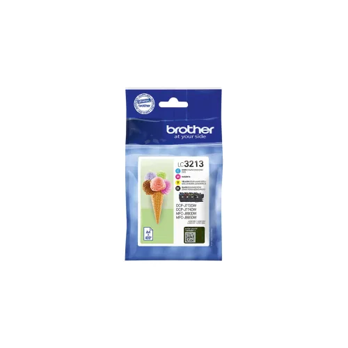 Brother, BROTHER Valuepack Tinte CMYBK LC-3213VAL DCP-J774DWW 400 Seiten