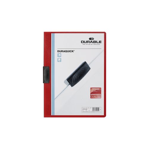 DURABLE, DURABLE Klemmhefter DURAQUICK A4 227003 rot