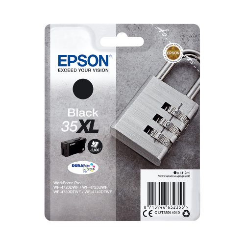 Epson, EPSON Tintenpatrone XL schwarz T359140 WF-4720/4725DWF 2600 Seiten