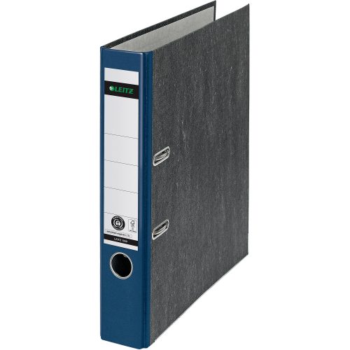 Leitz 180° Ordner A4 52 mm Blau 2 Ringe 1050 Pappkarton Wolkenmarmor Hochformat