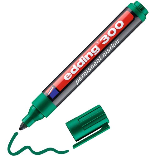 edding, EDDING Permanent Marker 300 1,5-3mm 300-4 gr&uuml;n
