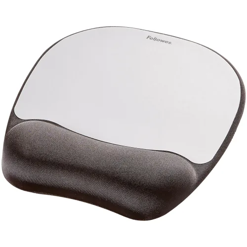 Fellowes, FELLOWES Handgelenkauflage mit Mauspad 9175801 silber