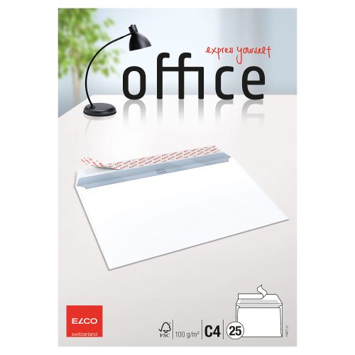 Elco, ELCO Couvert Office o/Fenster C4 74477.12 100g, weiss 25 St&uuml;ck