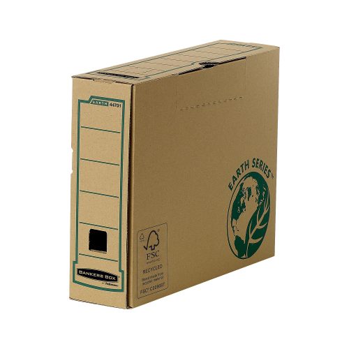 Bankers Box Earth Series Archivschachtel A4 FSC  Braun 250 (H) x 80 (B) x 315 (T) mm 20 Stück