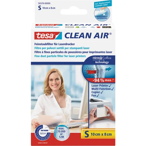 tesa, TESA Feinstaubfilter Clean 503780000 Air S, 10x8cm