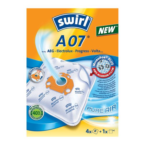 Swirl Staubfilterbeutel A 07 AirSpace® 4 Stück