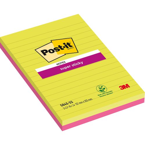 POST-IT, Post-It 5845-Sseu - (Grün/Pink)