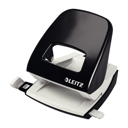 Leitz, LEITZ B&uuml;rolocher NewNeXXt 5.5mm 50080095 schwarz f. 30 Blatt
