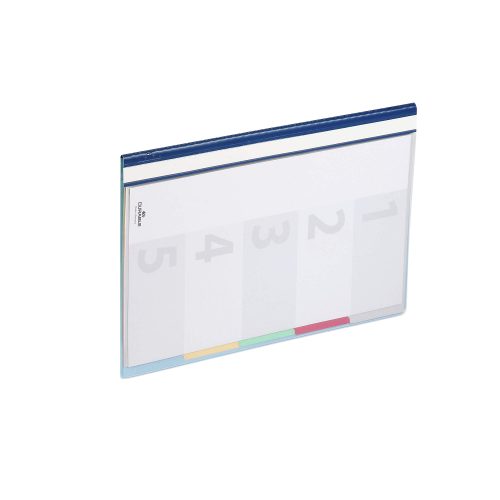 DURABLE, DURABLE Organisationsheft. Divisioflex 2557/06 f&uuml;r 100 Blatt A4,5-teilig blau