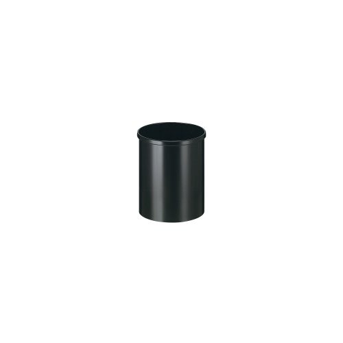 Vepa Bins Metall Abfalleimer 25,5 x 25,5 x 36 cm Schwarz