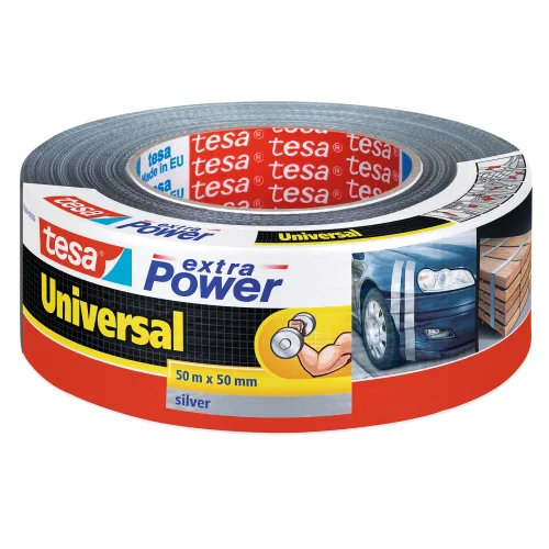 tesa, TESA Klebeband Extra Power 50mx50mm 56389-00000 universal, silber