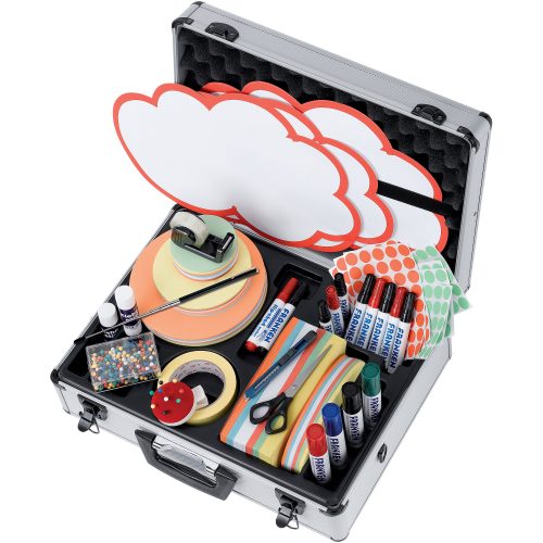 Franken Moderationskoffer PROFI Silber 48 x 16 cm