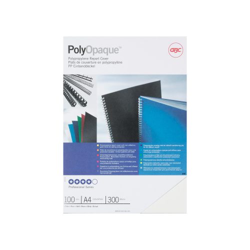 GBC, GBC Folie PP 0,30 mm A4 IB386817 weiss 100 St&uuml;ck